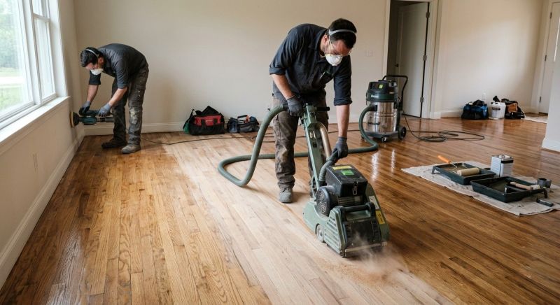 Birch Floor Refinishing in Alpharetta, GA