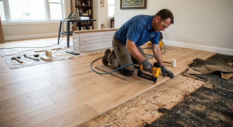 Plank Floor Installation in San Antonio, TX