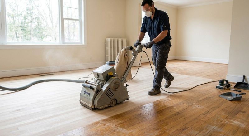 Tiger Wood Floor Refinishing in Overland Park, KS