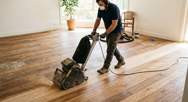 Walnut Floor Refinishing in Alpharetta, GA